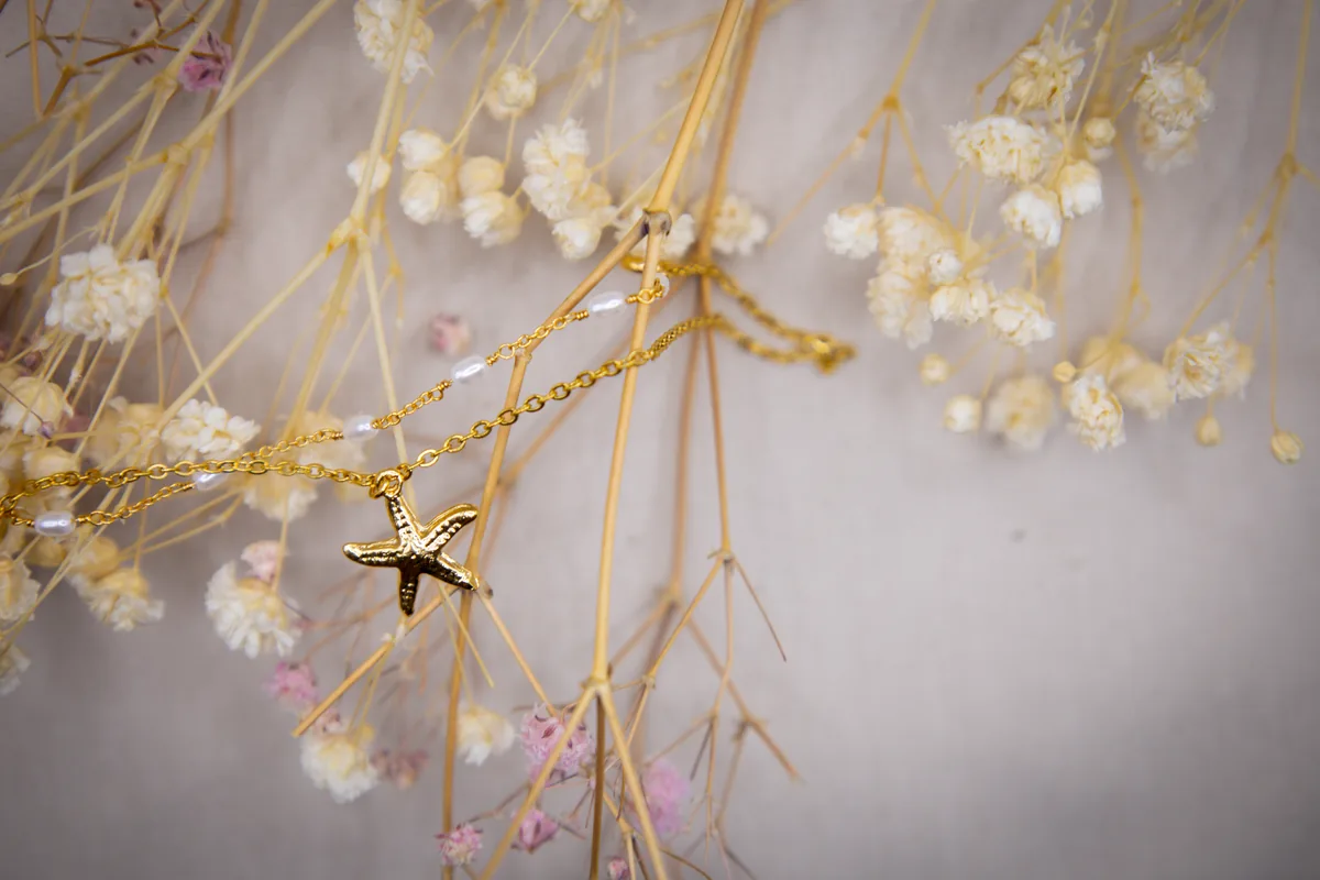 Collier étoile de mer en or — Bijouterie Shiro